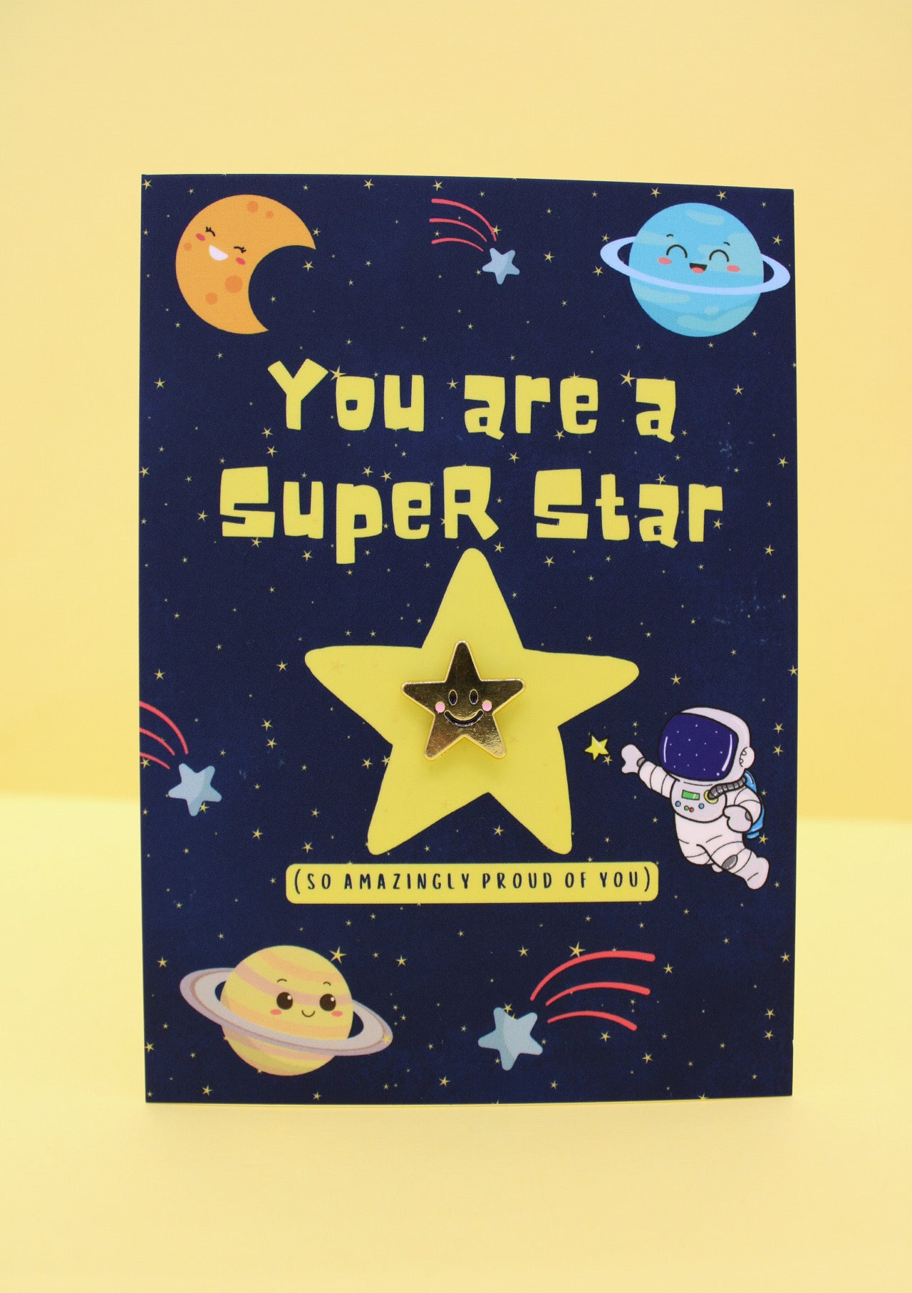 Super Star Space Pin Card